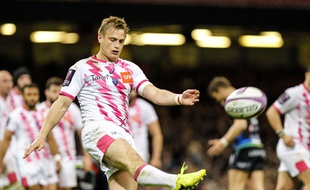 Jules Plisson lors d'Ospreys-Stade Français en Challenge Européen, le 2 avril 2017.
