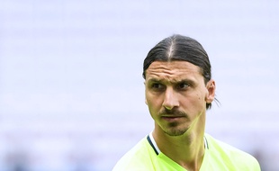 Zlatan Ibrahimovic à l'entraînement avec la Suède le 21 juin 2016.