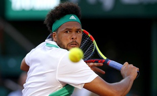 Jo-Wilfried Tsonga, le 30 mai 2017 sur le court Philippe-Chatrier.