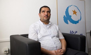 Mohamed Nejib Gharbi, membre du bureau exécutif d’Ennahdha, à Tunis, le 20 septembre 2012.