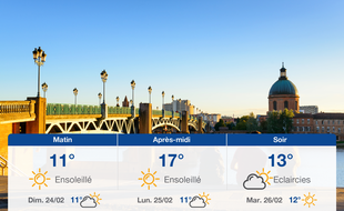 Météo Toulouse: Prévisions du samedi 23 février 2019