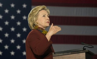 La candidate démocrate aux présidentielles américaines Hillary Clinton le 15 décembre 2015, à Minneapolis dans le Minnesota
