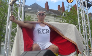 Manou, roi du Carnaval de Nantes.