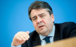 Le ministre allemand de l'Economie Sigmar Gabriel le 18 mars 2015 à Berlin