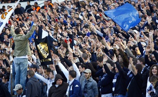 Le Virage Sud lors d'un match Bordeaux-Lille