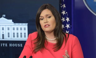 Sarah Sanders à la Maison Blanche, le 28 janvier 2019.