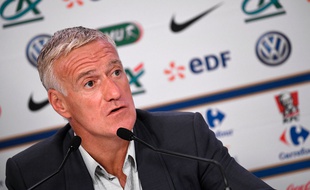 Didier Deschamps en conférence de presse le 25 août 2016.