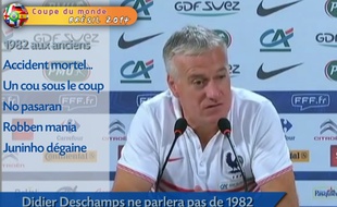Didier Deschamps ne parlera pas aux minots de 1982