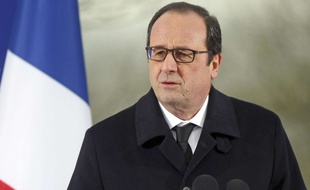 François Hollande en Alsace le 18 février 2015.