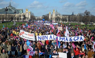 Au lendemain du succès de La Manif pour tous, le gouvernement a voulu écarter tout sujet de friction en enterrant la loi famille cette année, une décision qui a immédiatement provoqué une vive déception à gauche.