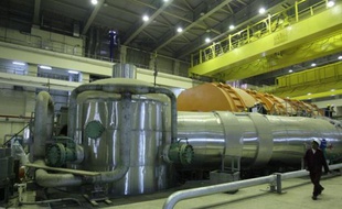 La centrale iranienne de Bouchehr dans le sud de l'Iran le 26 octobre 2010