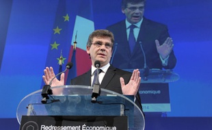 Arnaud Montebourg le 10 juillet 2014 à Bercy.