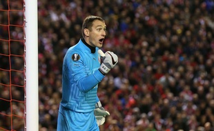 Le Russe Sergey Ryzhikov, gardien du Rubin Kazan.