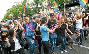 La Marche des fiertés, ici en 2012 à Rennes.