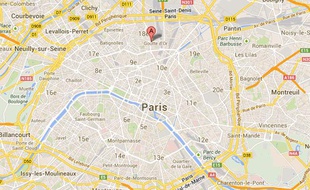 Localisation du boulevard Barbès, dans le 18e arrondissement de Paris.
