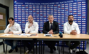 L'état-major de la Fédération Française de natation, en 2016