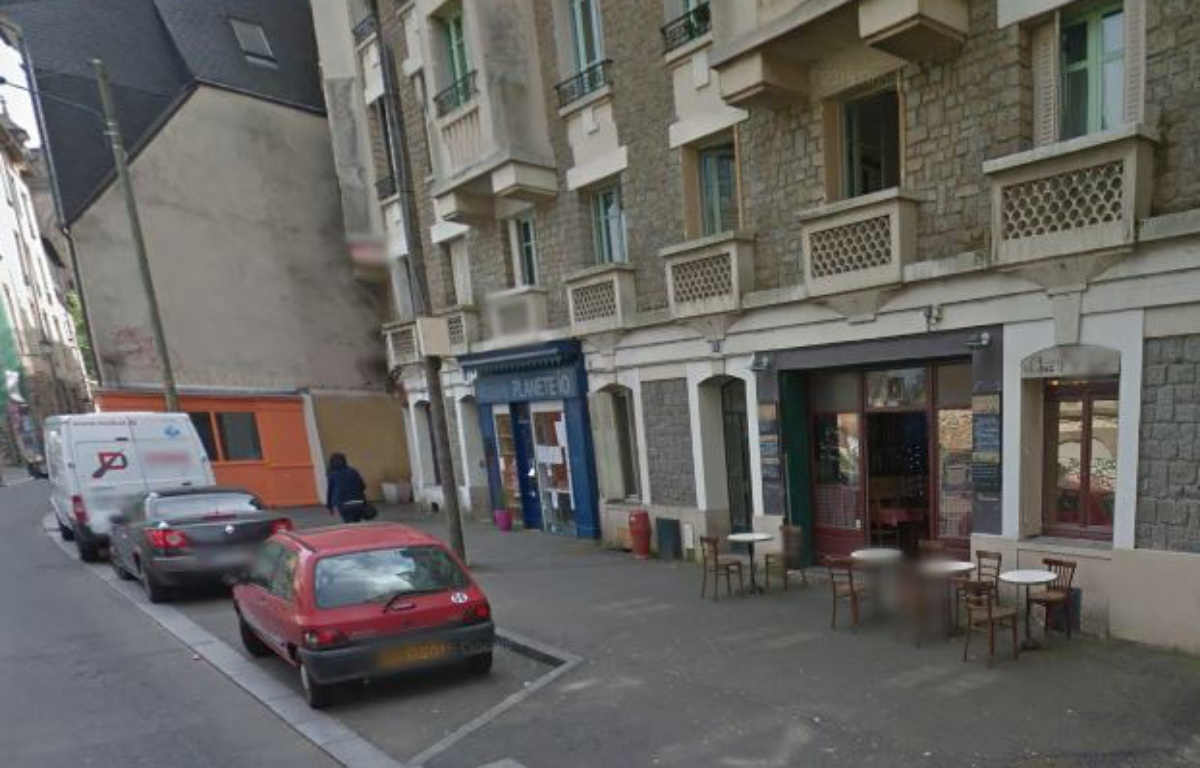 Rennes Incendie dans le centre historique