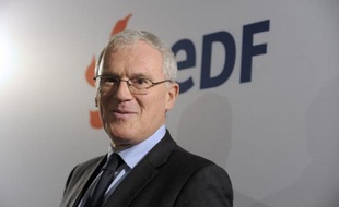 Le PDG d'EDF, Jean-Bernard Lévy, à Paris, le 12 février 2015