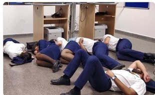 La photo au coeur de la polémique entourant Ryanair.