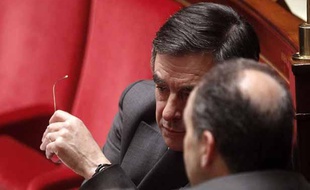 François Fillon et Jean-François Copé, le 30 janvier 2013, à l'Assemblée nationale.