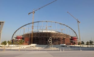 Un stade en construction au Qatar