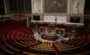 Assemblée nationale vide.