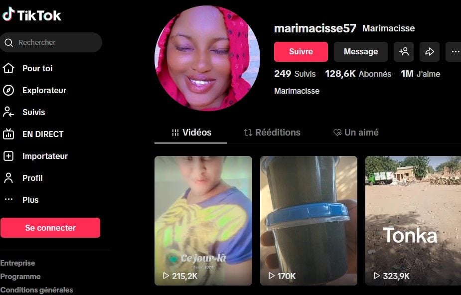 Mariam Cissé, jeune tiktokeuse, « fusillée en public » au Mali par des djihadistes présumés