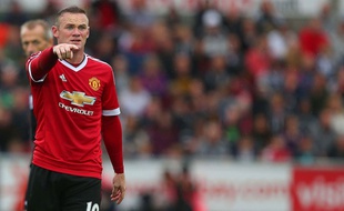 Wayne Rooney lors de Swansea-Manchester United le 30 août 2015.