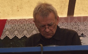 Dieter Moebius au Fusion Festival (Allemagne), en 2010.