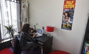 Illustration d'un logement étudiant à Paris.