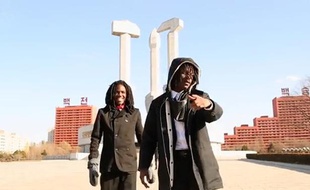 Capture d'écran du clip de Pacman & Peso, «Escape to North Korea».