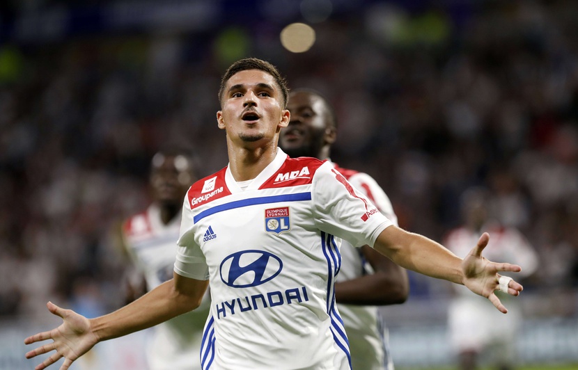 maillot entrainement OL Houssem AOUAR maillot entrainement OL Houssem AOUAR