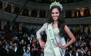 Miss Perou 2017, Romina Lozano, le 31 octobre 2017