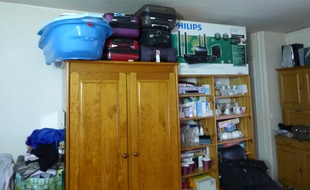 Photo de l'appartement trop exigu de Bintou.