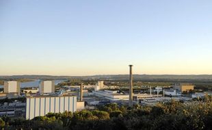 Le site nucléaire de Marcoule, le 12 septembre 2011.