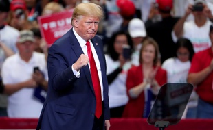 Le président américain Donald Trump lors d'un meeting à Dallas (Texas), le 17 octobre.