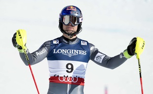 Alexis Pinturault a été très décevant lors du combiné des championnats du monde, le 13 février 2017 à Saint-Moritz.