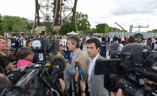 Tony Estanguet, le président de Paris-2024, lors de la visite de la commission de coordination du CIO à Paris, le 18 juin 2018.