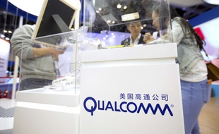 Logo du fournisseur informatique américain Qualcomm