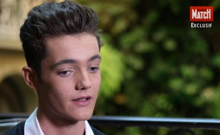 Capture d'écran de l'interview vidéo accordée par Louis Sarkozy à «Paris Match».