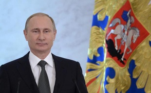 Le président russe Vladimir Poutine au Kremlin à Moscou le 4 décembre 2014