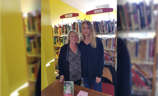Dominique Blondiaux et sa fille Stéphanie au lancement du livre.