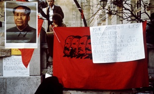 Lors de l'occupation de la Sorbonne, en mai 1968. Mao Tsé-toung, était le héros de certains manifestants.