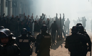 Manifestation contre la loi travail à Nantes le 5 avril 2016.
S.SALOM-GOMIS/SIPA