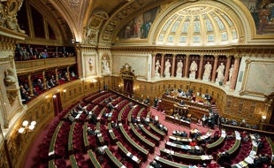 L’hémicycle du Sénat.