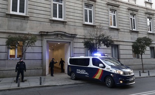 La police nationale espagnole à Madrid, le 14 février 2019. (Illustration)