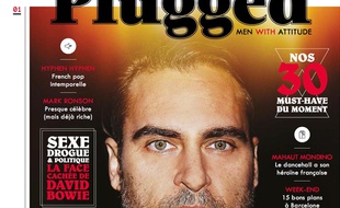 La couverture du magazine «Plugged» sorti le 27 février 2015.