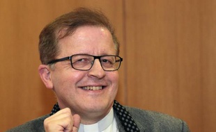 Monseigneur Bernard Podvin, porte-parole de la Conférence des évêques de France, le 11 septembre 2012 à Paris