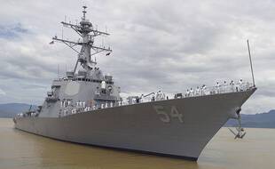 Un destroyer américain (Illustration)