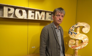 Marseille, le 21 septembre 2014, Jean-Noel Laszlo participe ‡ l'exposition collective ‡ la Chambre de l'artisanat.